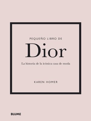 cover image of Pequeño libro de Dior